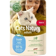 Mera Cats Nature Alabalıklı Yetişkin Kedi Yaş Maması 85 gr