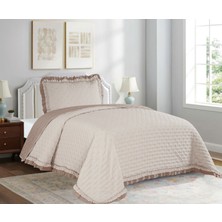 Goblette Home Lara Tek Kişilik Volanlı Yatak Örtüsü Takımı - 180X240 cm