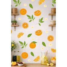 Aysha Tasarım Duvar Sticker - Meyve Desenli Duvar Sticker Seti