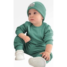 Loodus Süper Pamuk Bereli 3'lü Takım Bebek ve Çocuk Takımı