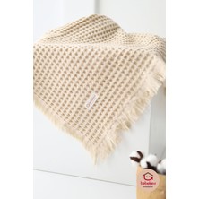 Bebekevi Doğal %100 Pamuk Müslin Waffle Bebek Battaniyesi – Oeko-Tex Sertifikalı