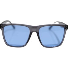 Luxon Collection Unisex Açık Mavi Çerçeveli Mavi Camlı Şık Görünüm Gözlük