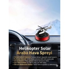 FaroxTech Helikopter Tasarımlı Güneş Enerjili Hava Spreyi - Otomobiller Için Güneş Enerjili Aromaterapi