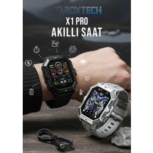 FaroxTech Outdoor Akıllı Saat - Zorlu Koşullara Dayanıklı, Şok Korumalı, Geniş Ekran Sağlık ve Spor Asistanı