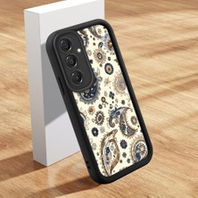 HONTINGA Samsung Galaxy A16 ile Uyumlu Kılıfı Düşüme Önleyici Basitlik Anti Düşme Kamera Korumali Klasik Desenler Siyah Desen Yumuşak Silikon Telefon Kılıfı Kadın ve Erkek Için Uygundur K2-0214