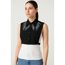 Mirach Deluxe Elmas Akışı Yaka Kazak Içi Gömlek Yakası Poplin Özel Premium Seri Limited Edition