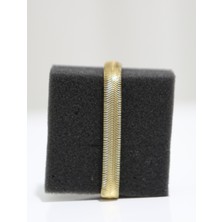 Luxon Collection Yassı Zincir Model Çelik Gold Bileklik
