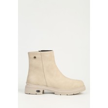 Pierre Cardin Bej Nubuk Kadın Bot PC-55340