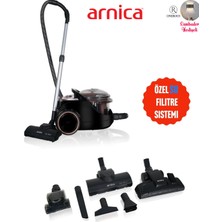 Arnica Patentli Özel Sistemli Rosegold Sulu Elektrik Süpürgesi, Yıkanabilir Hepa 13 Filtre 2400W + Hediye