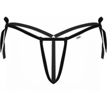 MTM My The Mall Giyim  Siyah Ipli Kadın Fantazi G String