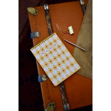 Paper Lab Studio Soft Heart A5 Üstten Spiralli Çizgili Defter