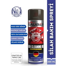 PROSAÜBER Profesyonel Tabanca Silah & Tüfek Bakım Spreyi - Temizleme Yağlama ve Uzun Süreli Koruma