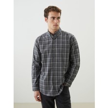 Lc Waikiki Yeni Sezon Regular Fit Uzun Kollu Ekose Erkek Gömlek