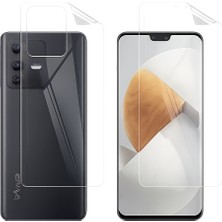 Mobil Shop Oppo Reno 15 F Ekran ve Arka Kapak Koruyucu Hidrojel Nano Şeffaf