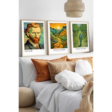 Huhuli Ahsap Çerceveli Vincent Van Gogh Tablo Seti HUHU530