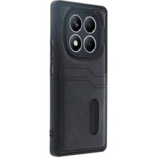 Teleplus Xiaomi Redmi Note 15 Pro Plus Kılıf Kartlıklı Disa Suni Deri Kapak