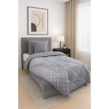 Sternen Glanz Veloria Pamuklu Çift Taraflı Desenli Tek Kişilik Yorgan ve Yastık Kılıfı Seti / Uyku Seti