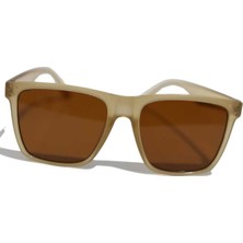 Luxon Collection Kadın Şeffaf Çerçeveli Kahverengi Camlı Şık Görünüm Gözlük