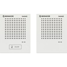 Monacor Talksafe-1 Interkom Çift Yönlü Gişe Mikrofonu Vezne ve Gişe Konuşma Sistemi