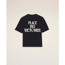 Ami Paris Beyaz Pamuklu Place Des Victoires Baskılı Tişört