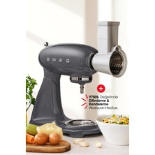 Smeg 50's Style Retro 4.8lt Slate Gray Full Body Stand Mikser SMF03GREU