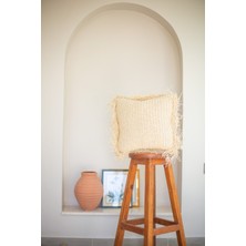 Bohemart Boho Yastık Rafya Elişi Kırlent Dolgulu Tasarım