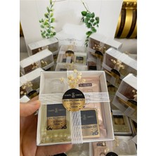 Siyah Lale Nikah Şekeri Kahve, Çikolata ve Kolonya Şişesi Plastik Nikah, Söz, Nişan Hediyelik - 50 Adet