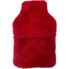Bosphorus Sıcak Su Torbası Peluş Kalpli,kırmızı Termofor 21X13,5X2CM 500 ml