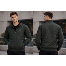 Armani Jeans Dik Yakalı Yandan Cepli Mevsimlik Erkek Mont