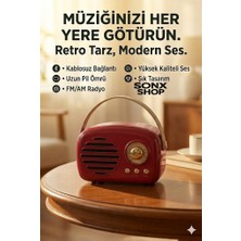 Esranın Dünyası  Nostaljik Retro Bluetooth Hoparlör Rsyeni34-Esrdns