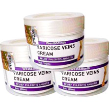 Varicose Vein Defense Cream 100 ml West Month Bacak Kremi 3 Adet