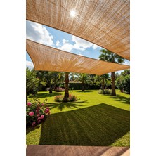 Size Ne Lazım Kokonat Kanaviçe Kumaş Gölgelik – Doğal Dokulu Pergola & Bahçe Gölgelik 2.5m Enliler
