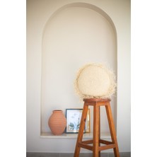 Bohemart Boho Yastık Rafya Elişi Kırlent Dolgulu Tasarım