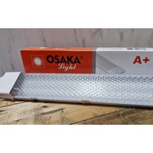 Osaka 60 W 6500K Kristal Bant Armatür 2'li Paket 120 cm