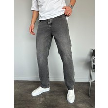 KağanKY Füme Taşlamalı Baggy Jean