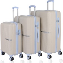 Mçs Üçlü Polipropilen Valiz Seti V374