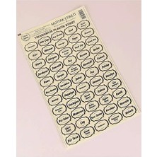 Sween Home 55 Çeşit Kavanoz Baharatlık Etiketi