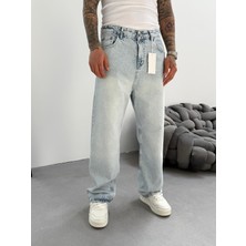 KağanKY Buz Mavi Relax Baggy Jean
