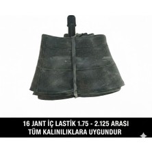 Güçlü Bisiklet Motosiklet 16 Jant Iç Lastik - 16X1.75 / 2.125 Uyumlu - Av (Oto Valf) Kalın Sibop Bisiklet Iç Lastiği