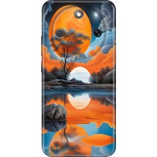 Senada Honor Magic 8 Lite Kılıf Desenli Baskılı Tpu Rubber Kapak Afrika