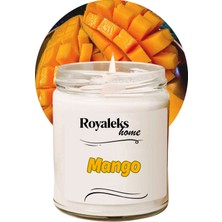 Çetiner Group Doğal Özel Seri Kokulu Dekoratif Kavanoz Mum 210 cc - Mango Esansı - Ryl