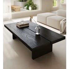 Siyah Ahşap Orta Sehpa