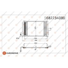 Eurorepar Radyator Astra F 1991-2001 1618012