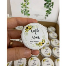 Siyah Lale Nikah Şekeri Açacak Magnet Nikah, Söz, Nişan Hediyelik 25 Adet