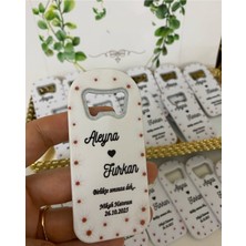 Siyah Lale Nikah Şekeri Açacak Magnet Nikah, Söz, Nişan Hediyelik 25 Adet