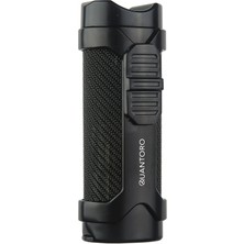 Quantoro 05-48 delicili üçlü jet alev puro Çakmağı/black