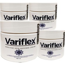 Variflex 150 ml Varicosel Cream Büyük Boy Bacaklara Krem 4 Adet