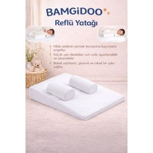 Bamgidoo Mobilya Bebek Reflü Yatağı | Ayarlanabilir Cırt Cırtlı Destekli Güvenli Uyku Minderi