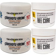 Çörekotu Çörek Otu Kremi White Box 2 Adet 200 ml + 2 Adet Beecure Krem 150 ml / Krem Seti