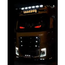 İnwelt Matrix LED  12X144 Cmekran, Esnek, Telefon Kontrollü, Cama Yapışan, Araba, Kamyon, Dükkan, Şeytan Gözler, Kayan Yazı